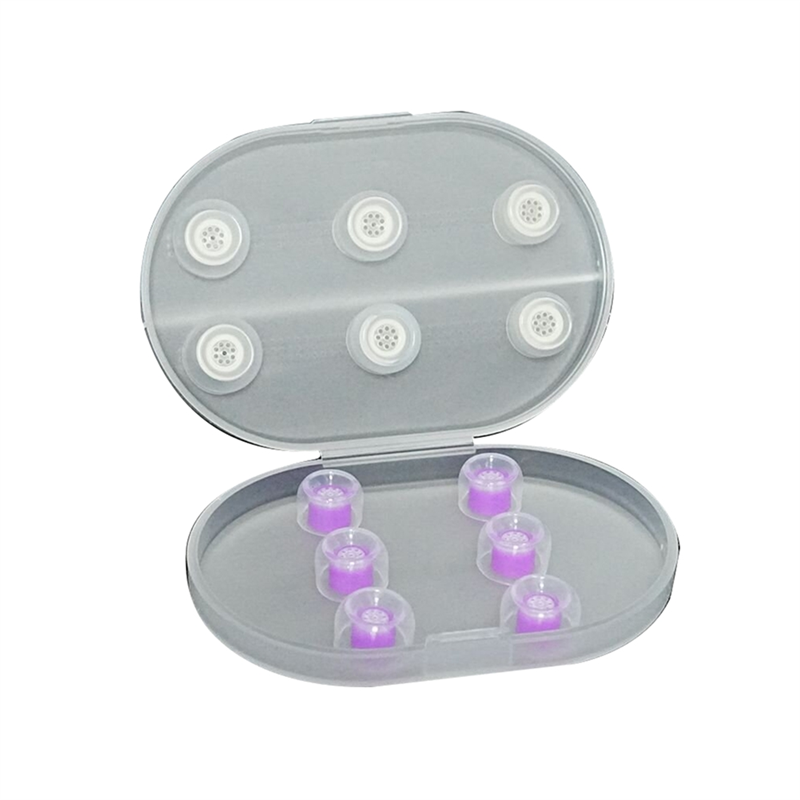 Silicone Ear Tip Replacement - ABKN-In-Ear-Ohrstöpsel aus Silikon, 3 Paar, weich