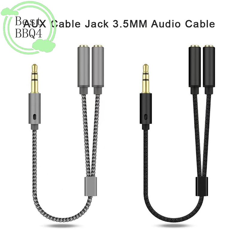 (BBQ4) AUX-Kabel 3,5mm Klinken – Earphone Splitter Jack Bewertung und Preis