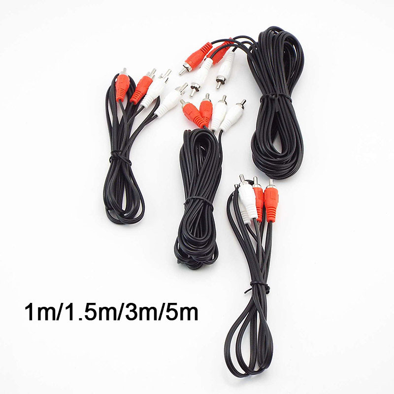 1m-5m Dual 2RCA 2 RCA Stecker  – Audio Splitter Y Bewertung und Preis
