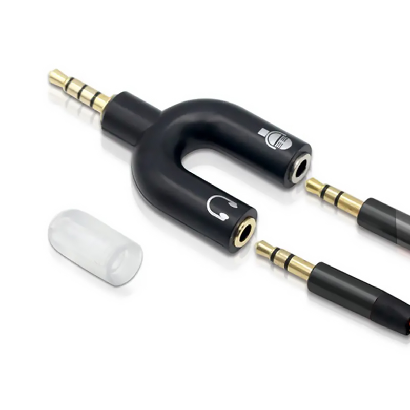 3,5 mm Kopfhörer-Splitter-Mikr – Earphone Splitter Jack Bewertung und Preis